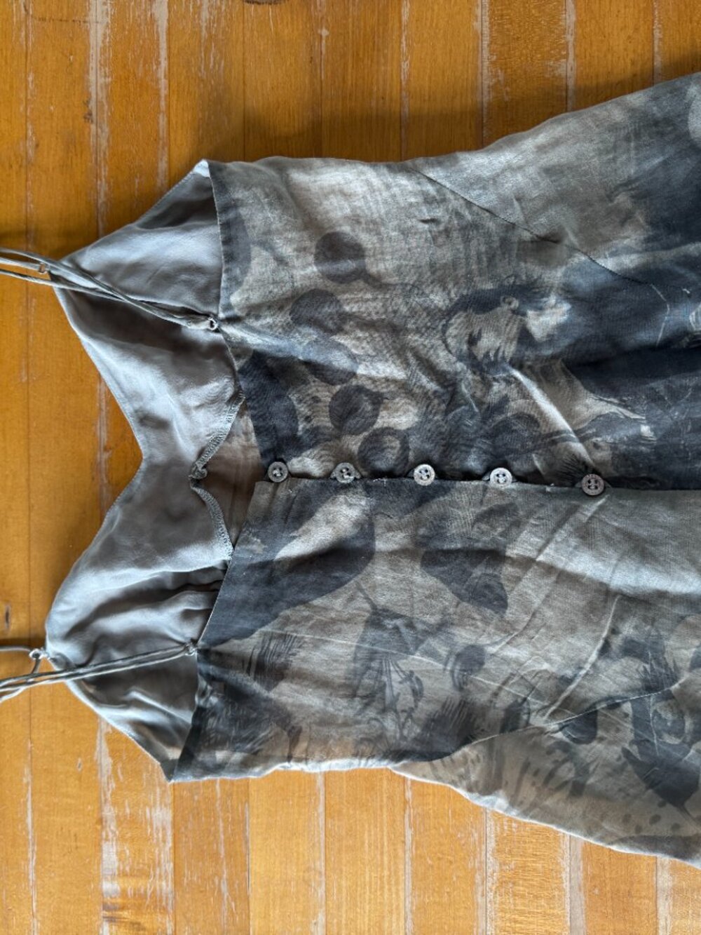 Stella McCartney Vintage Y2K Silk Lace Printed Camisole Top Size 38 - Picture 7 of 7